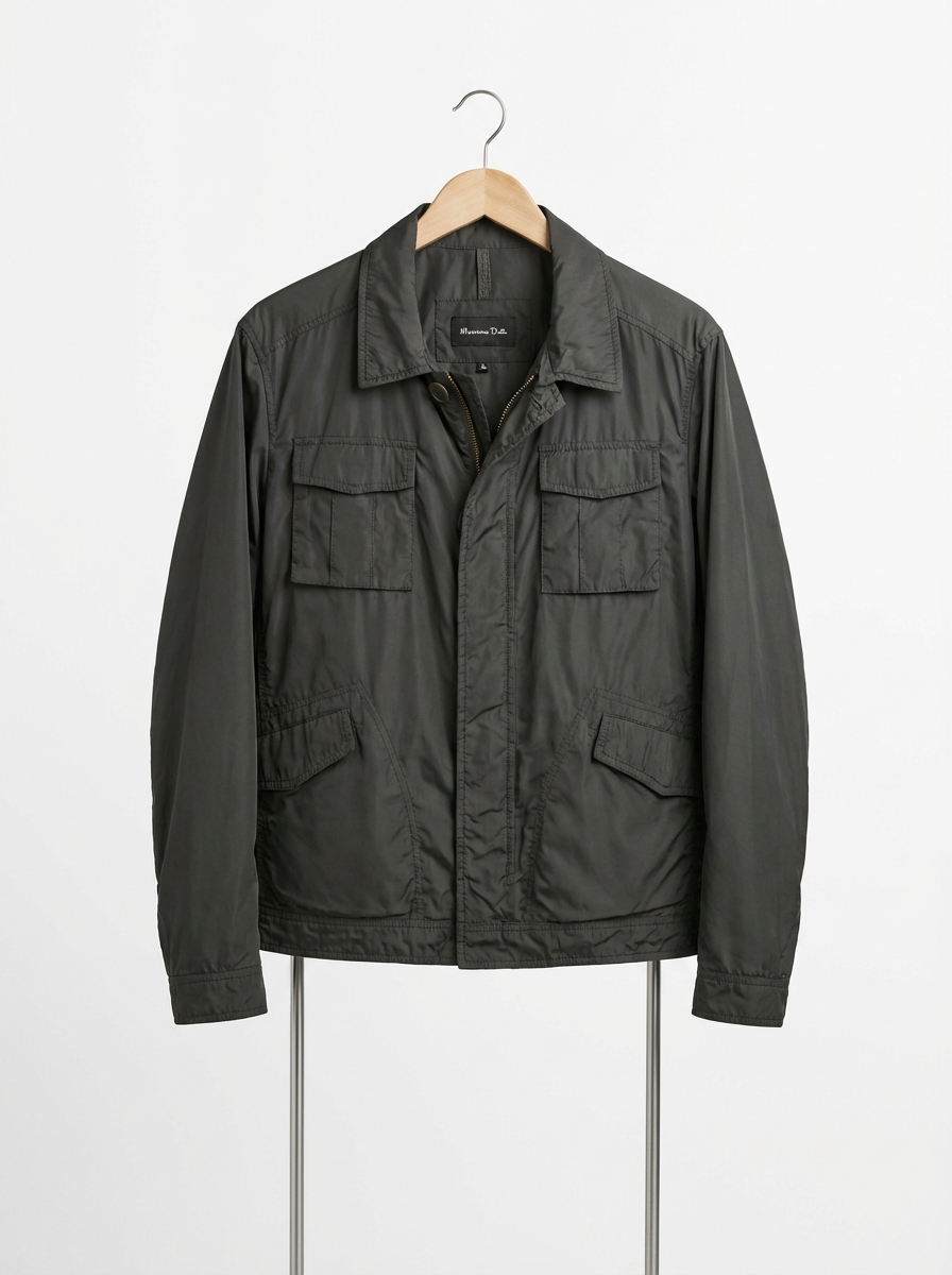 Massimo Dutti - Jacket – Olive Green – Size L