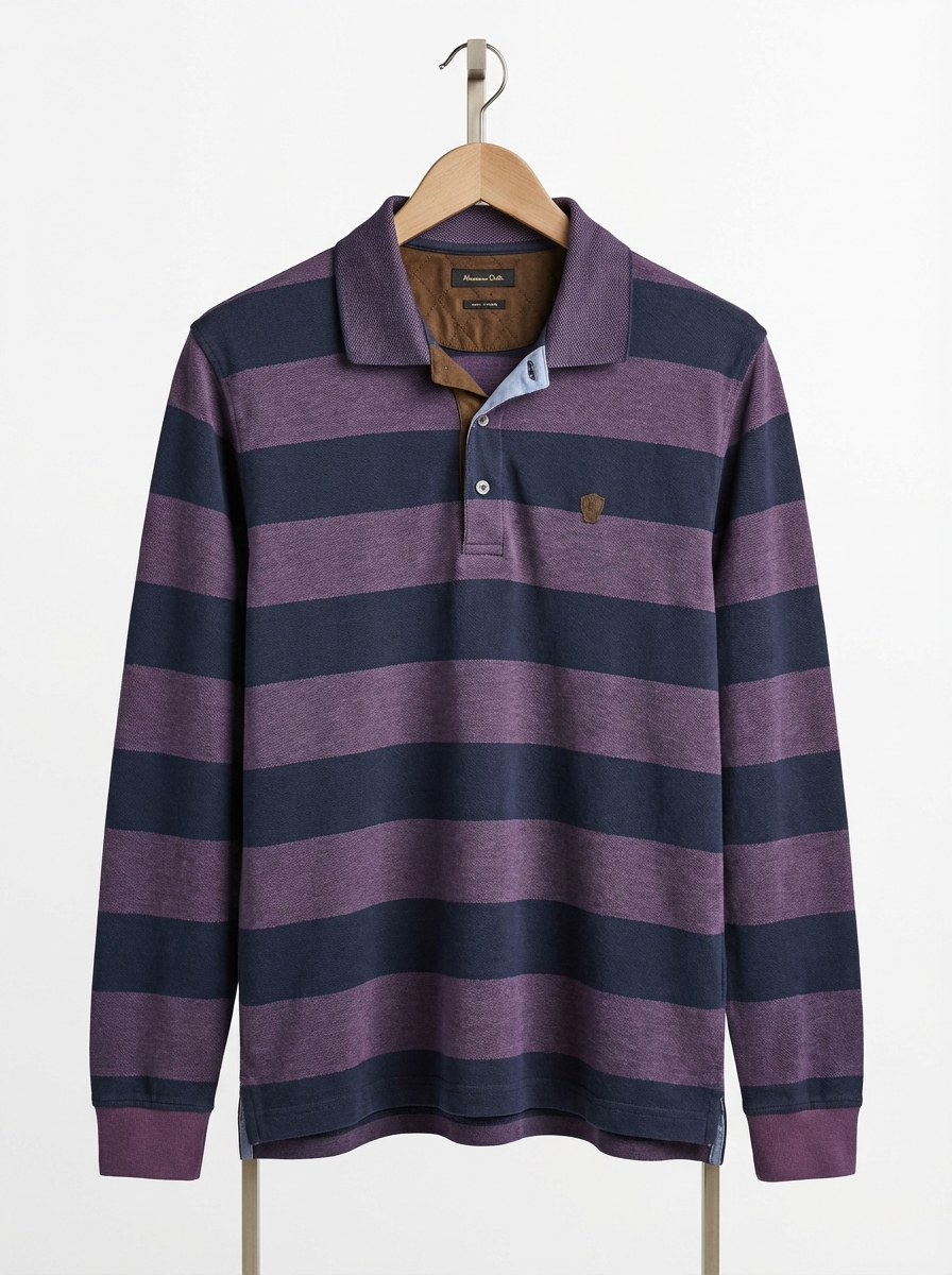 Massimo Dutti - Polo-Shirt – Purple – Size M