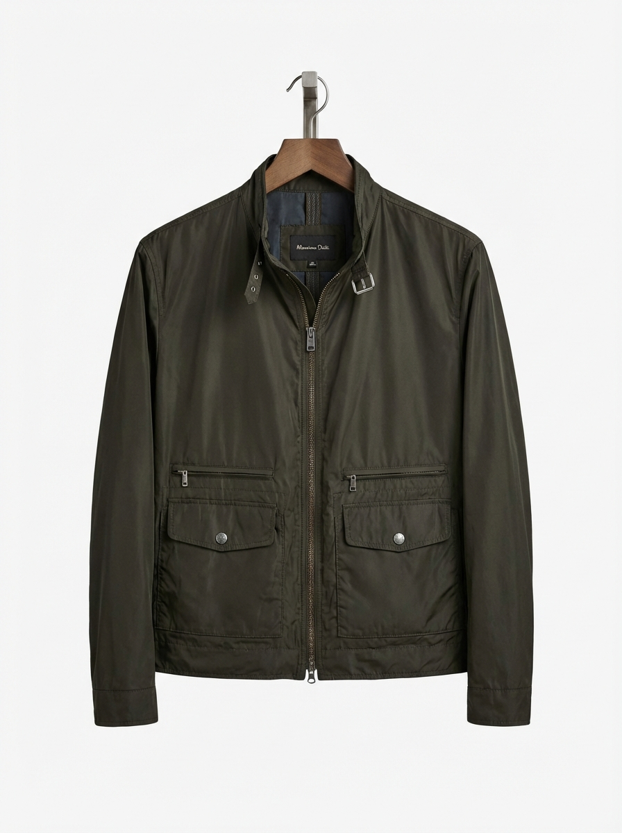 Massimo Dutti - Jacket – Olive Green – Size XL