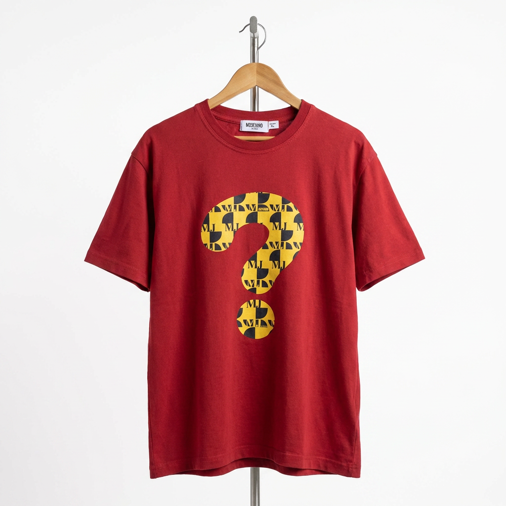 Moschino - Cotton - T-Shirt – Red – Size XL