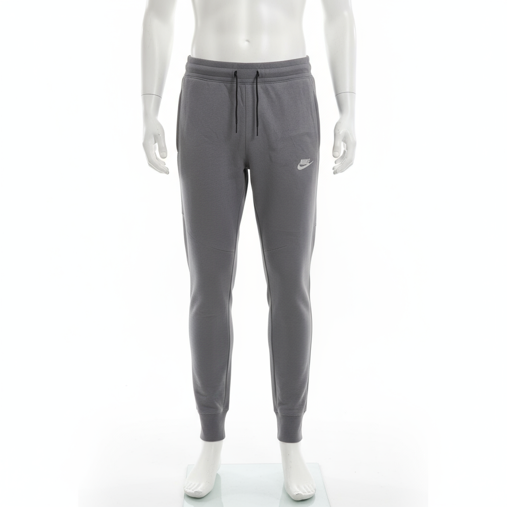 Nike - Cotton - Sweatpants - Gray - M
