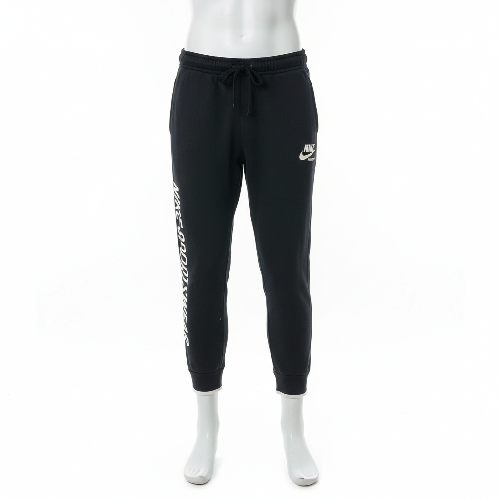Nike - Cotton - Sweatpants - Black - M