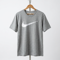 Nike - Cotton - T-Shirt – Gray – Size 2XL
