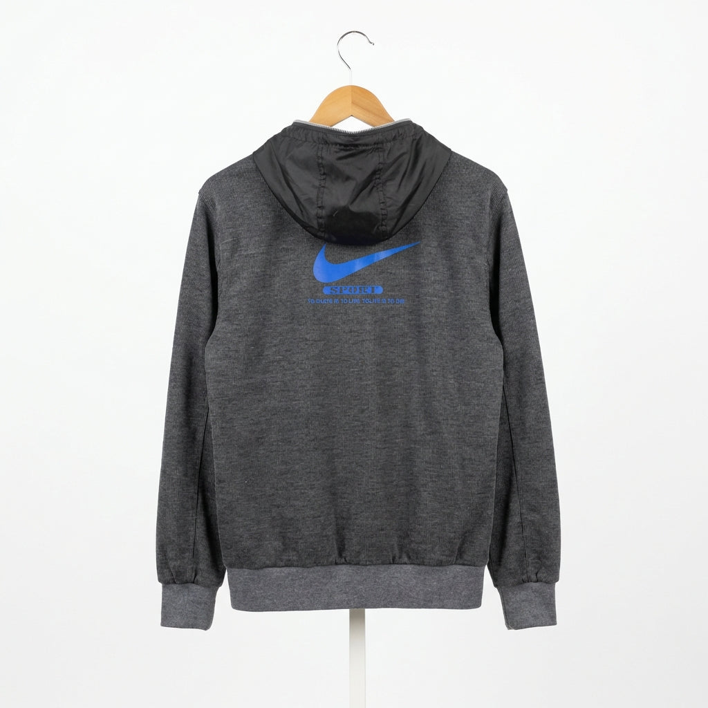 Nike - Double Face - Jacket – Gray  – Size M