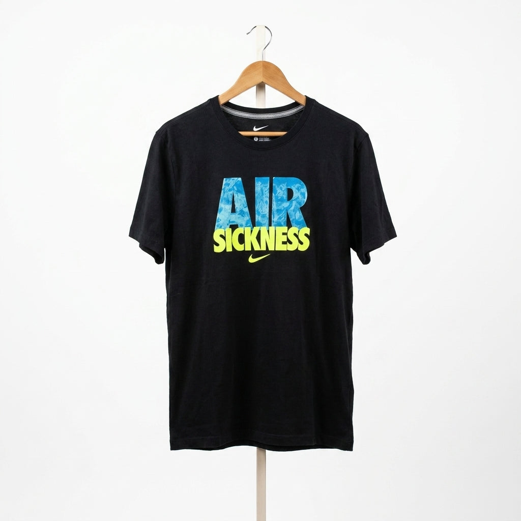 Nike - Cotton - T-Shirt – Black – Size L