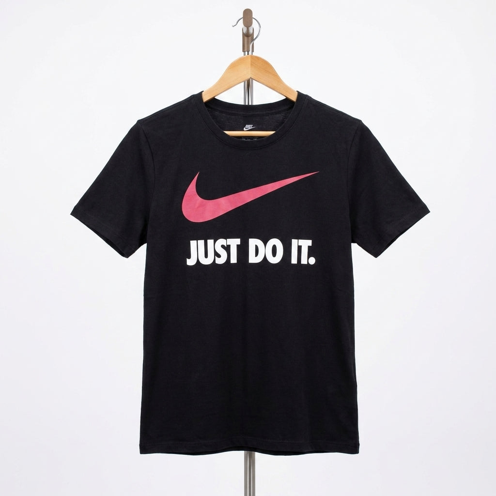 Nike - Cotton - T-Shirt – Black – Size L
