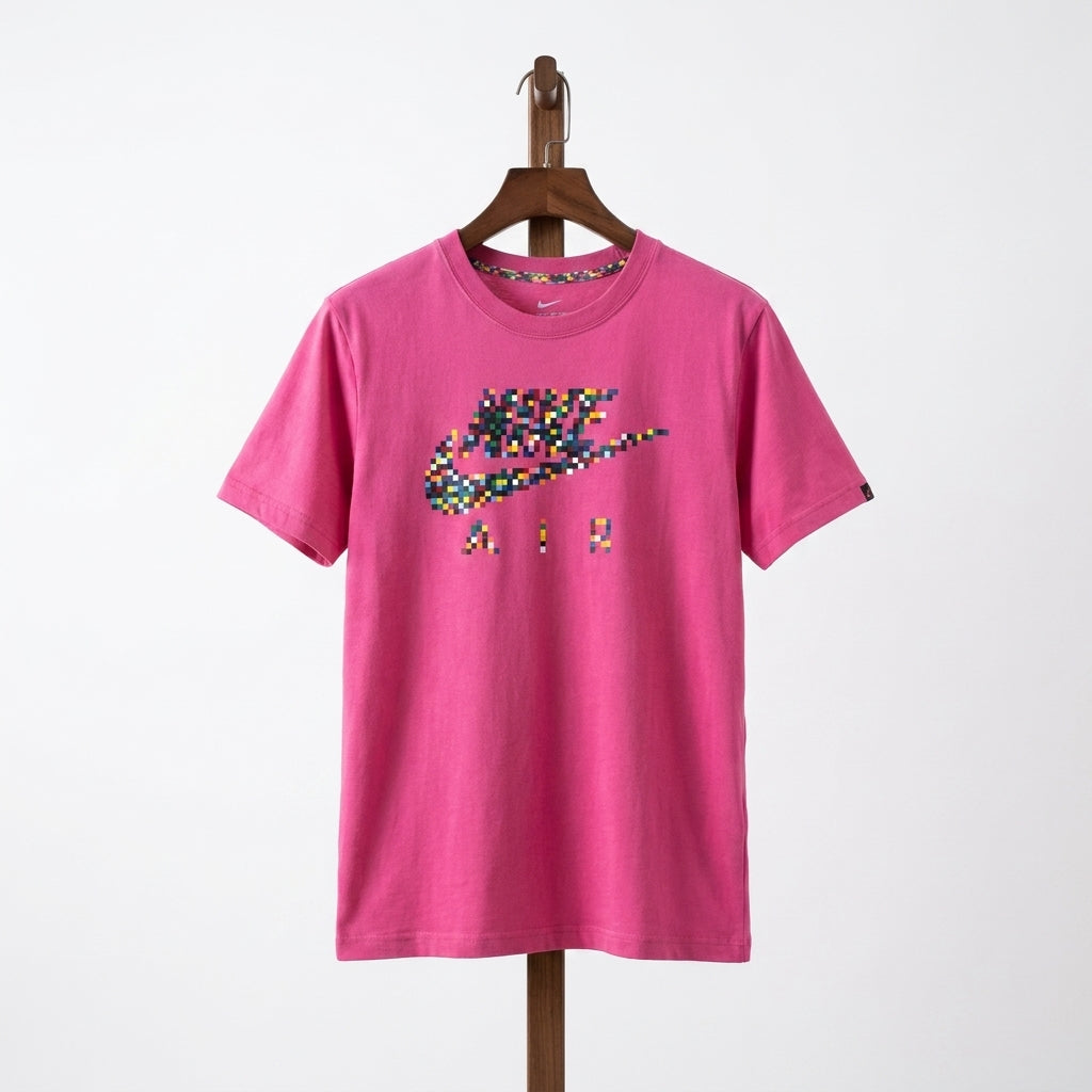Nike - Cotton - T-Shirt – Pink – Size M