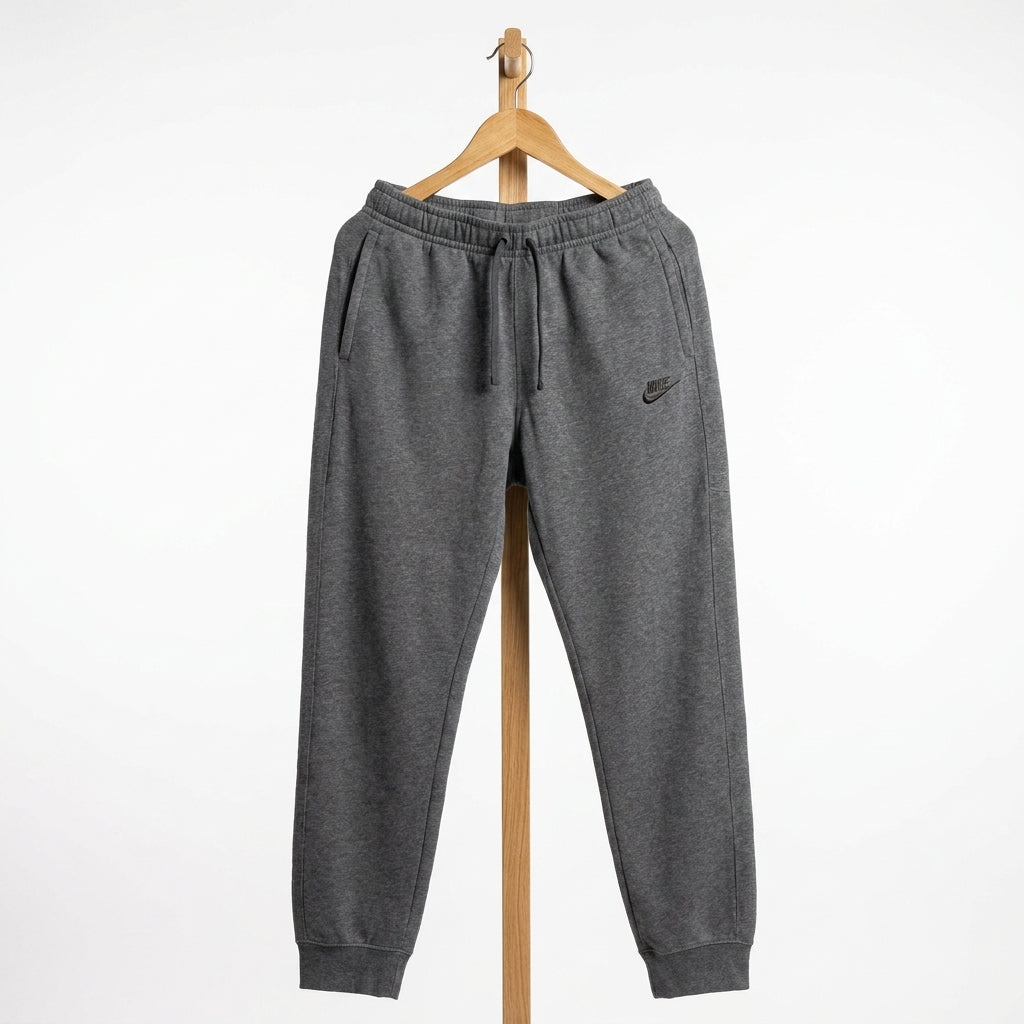 Nike - Cotton - Sweatpants - Gray - M