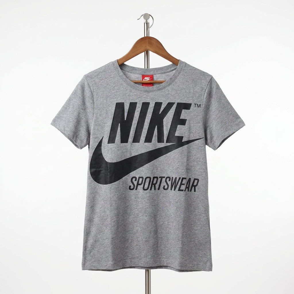 Nike - Cotton - T-Shirt – Gray – Size XL