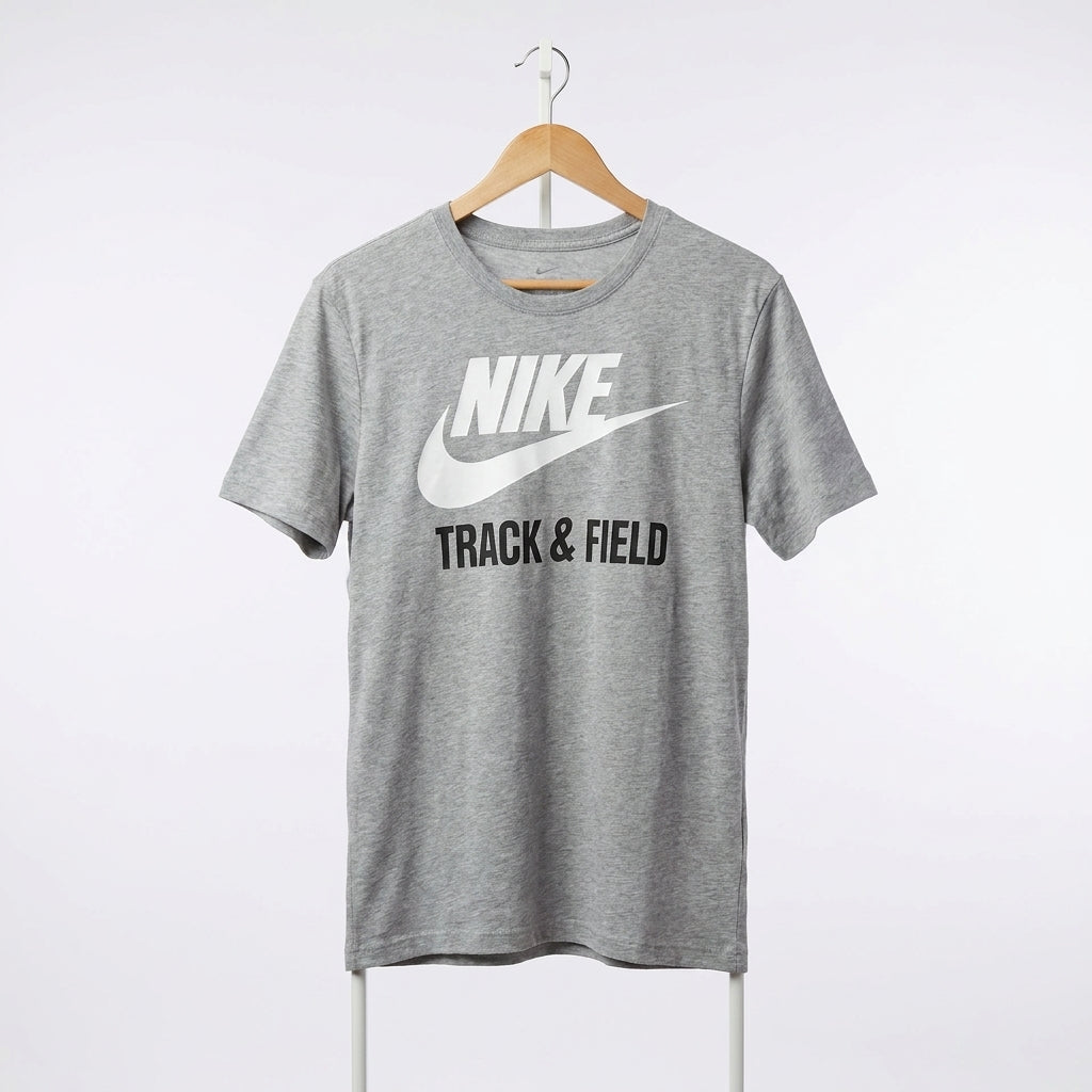Nike - Cotton - T-Shirt – Light Gray – Size XL