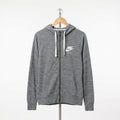 Nike - Cotton - Zipped Hoodie – Gray – Size L