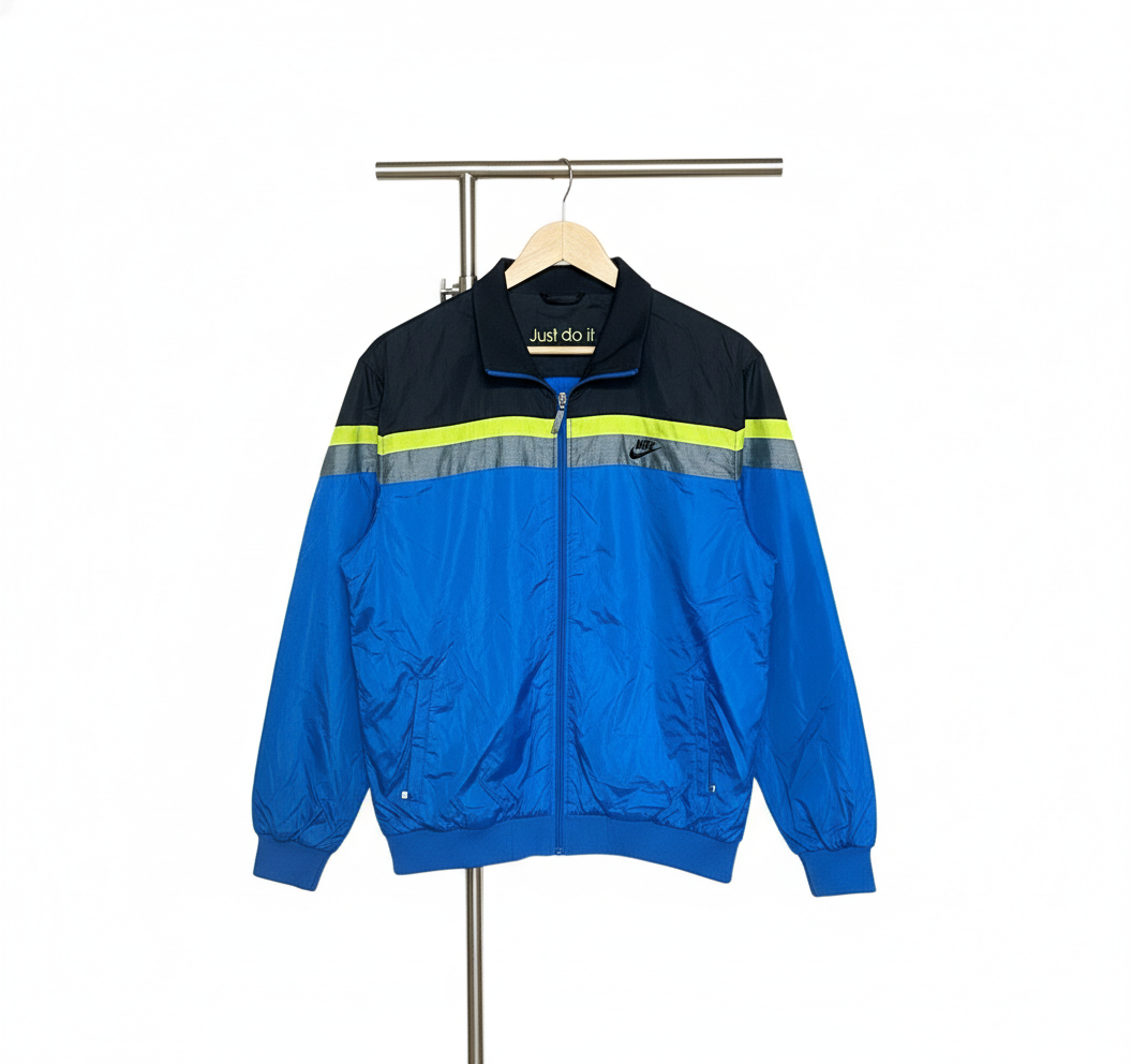 Nike - Sport Jacket – Double Face - Blue – Size L