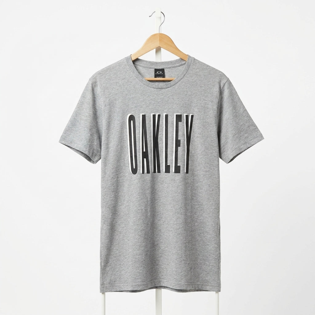 Oakley - Cotton - T-Shirt – Gray – Size 3XL Fits XL