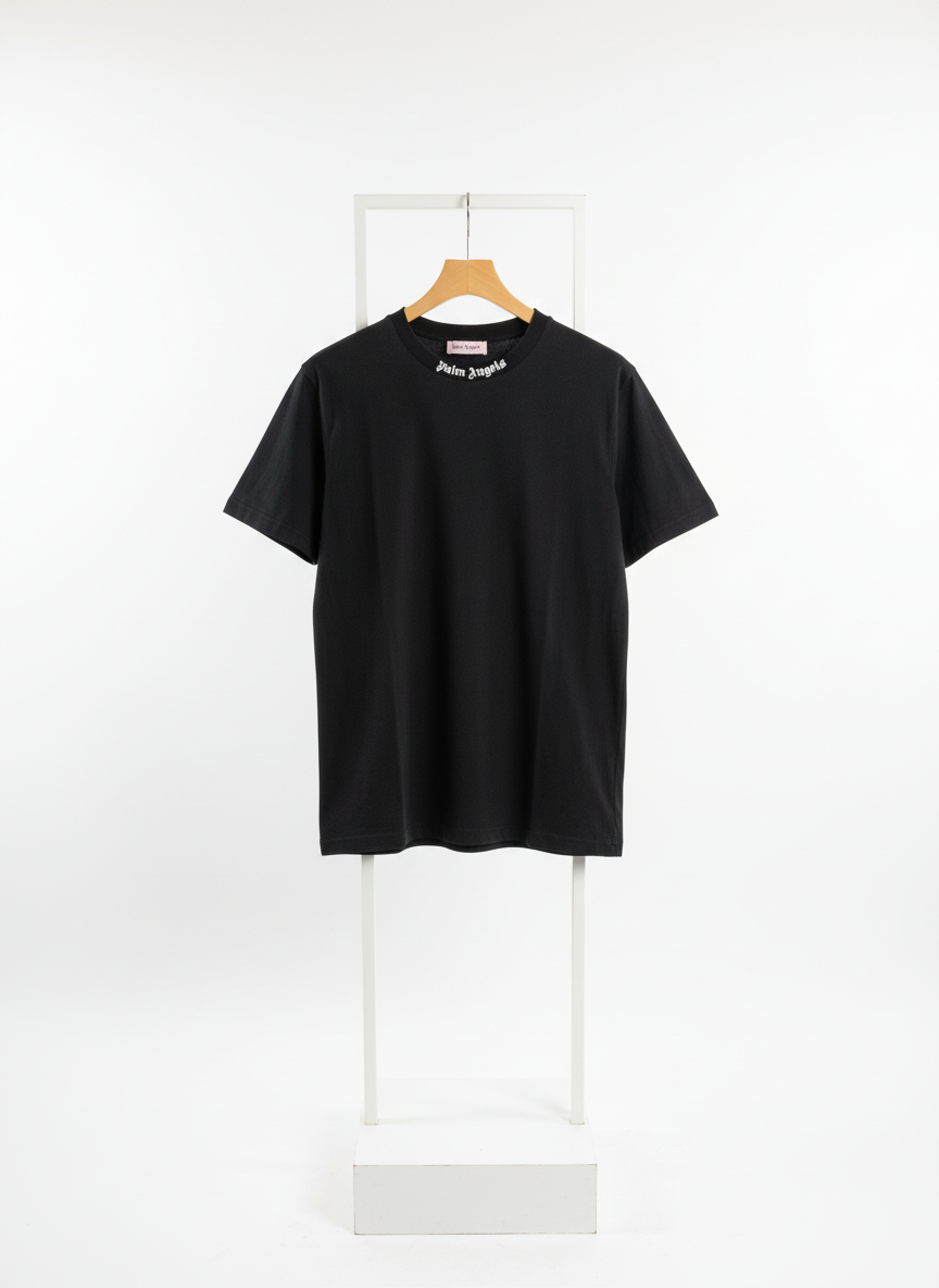 Palm Angels - Cotton - T-Shirt – Black – Size L