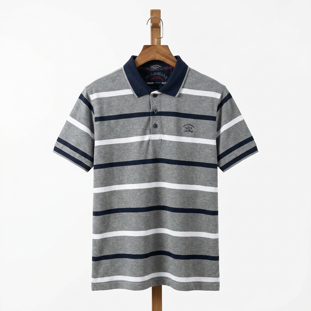 Paul & Shark - Cotton - Polo Shirt – Gray – Size XL fits L