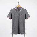 Piere Cardin - Cotton - Polo Shirt – Gray – Size XL