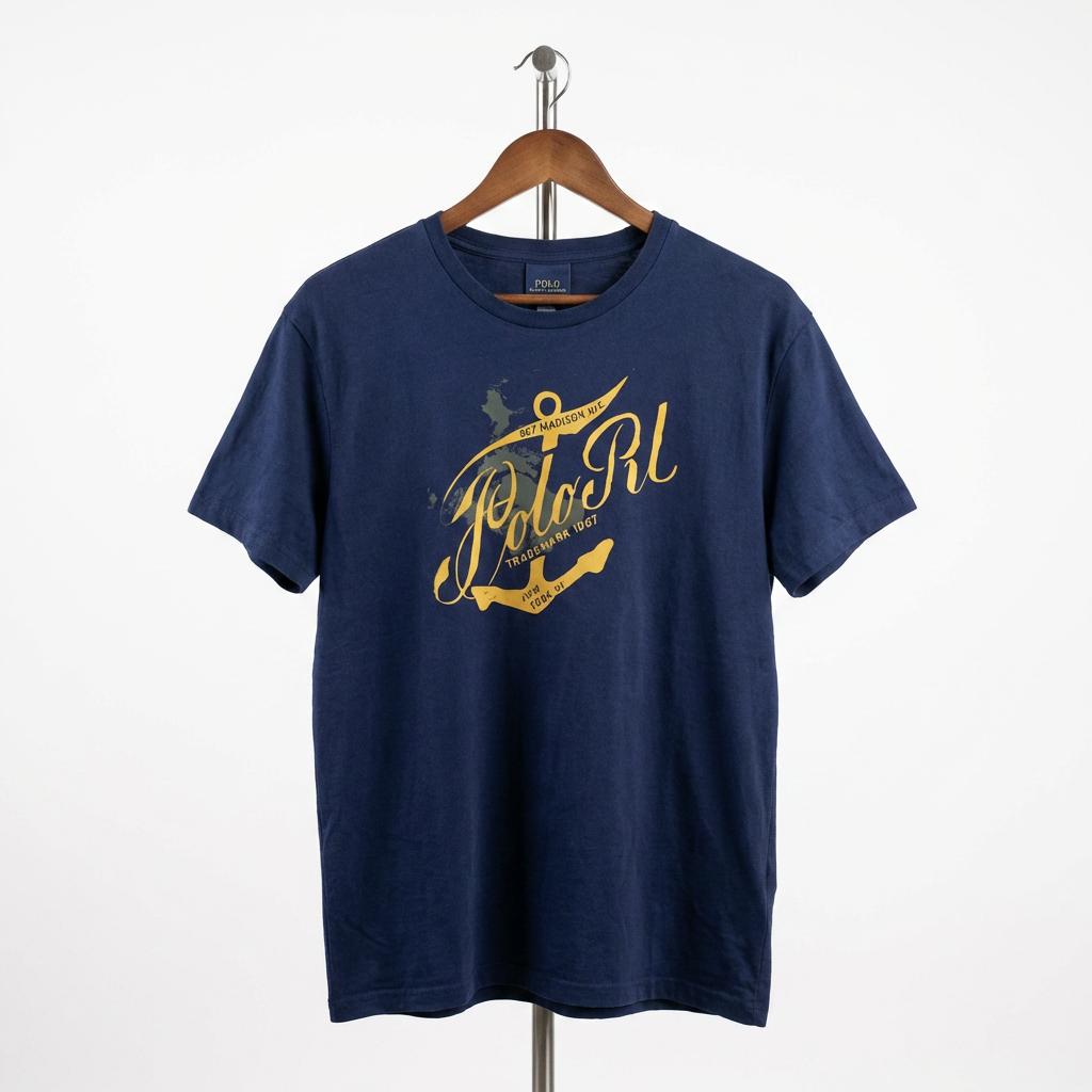 Polo Ralph Lauren - Cotton - T-Shirt – Navy – Size L