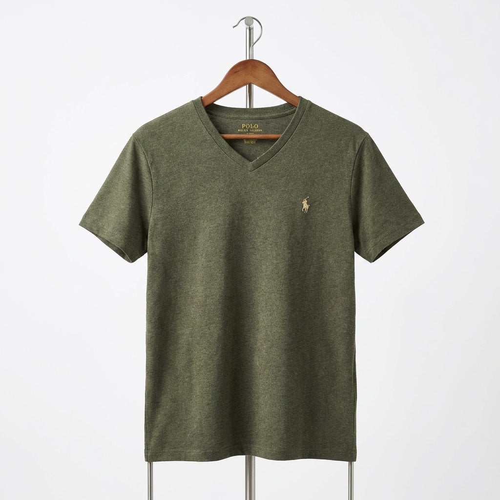 Polo Ralph Lauren - Cotton - T-Shirt – Olive Green – Size S