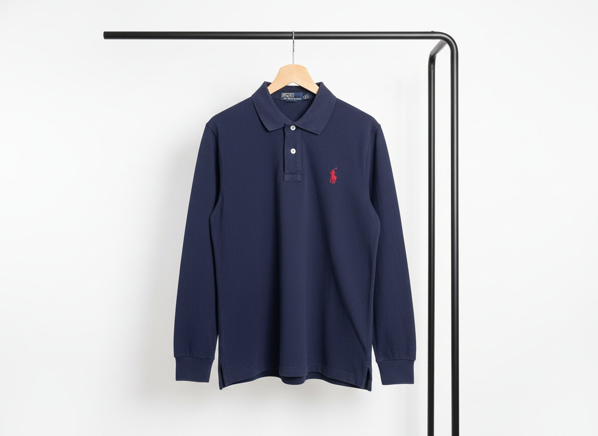 Polo Ralph Lauren - Cotton - Polo-Shirt – Dark Blue – Size M