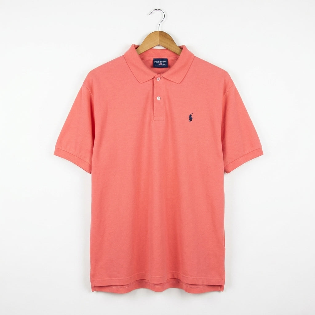Polo Sport - Cotton - Polo Shirt – Pink – Size 2XL