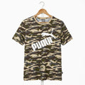 Puma - Cotton - T-Shirt – Army – Size L