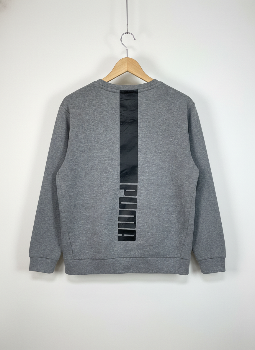 Puma - Cotton - Sweatshirt – Gray – Size XL