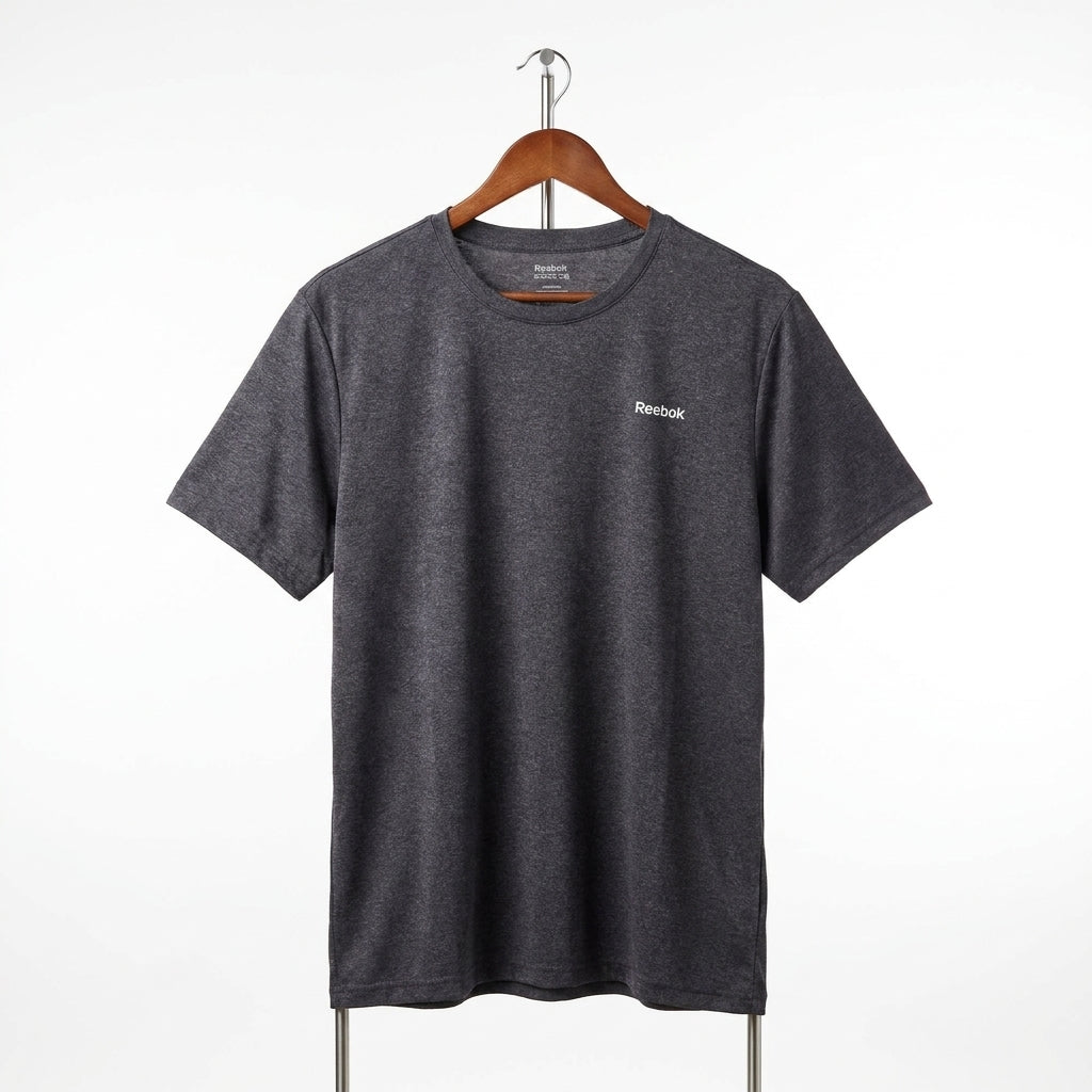 Reebok - Cotton - T-Shirt – Dark Gray – Size 2XL