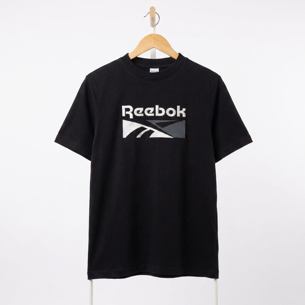 Reebok - Cotton - T-Shirt – Black – Size S