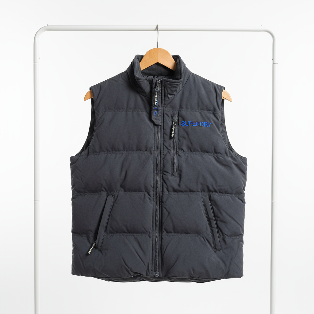 Super Dry - Vest – Black – Size M