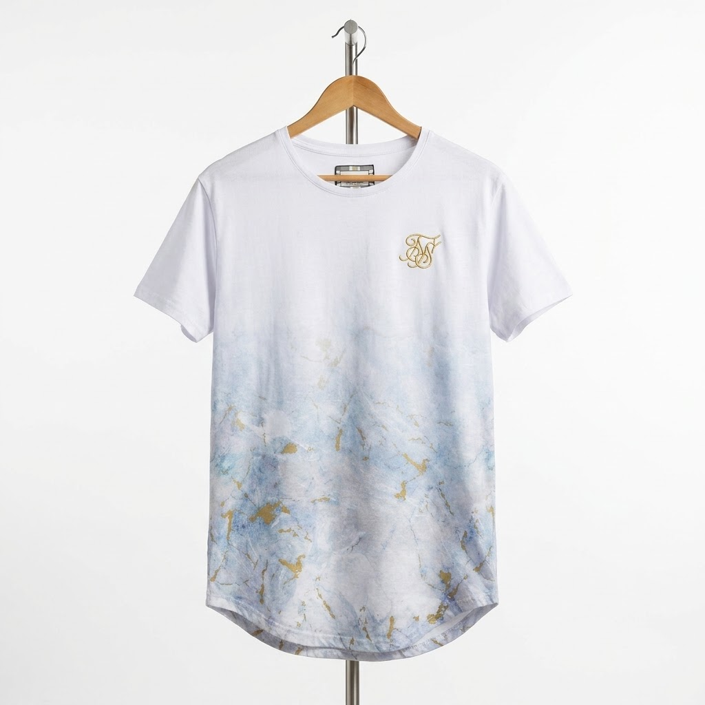 Siksilk - Cotton - T-Shirt – White – Size XL