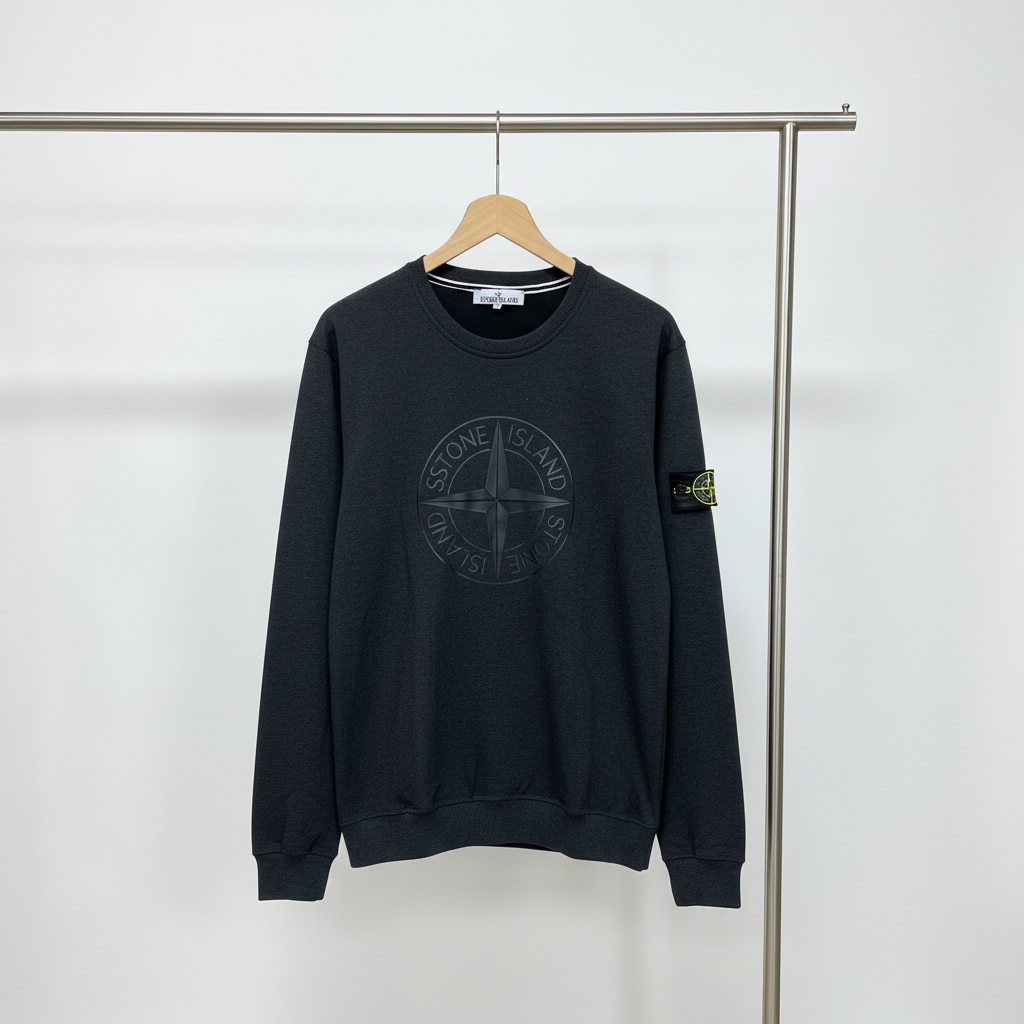 Stone Island - Cotton - Sweatshirt – Gray – XXL