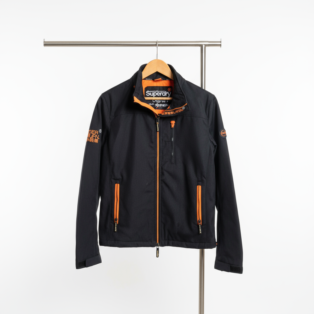 Super Dry - Jacket – Gray – Size XL