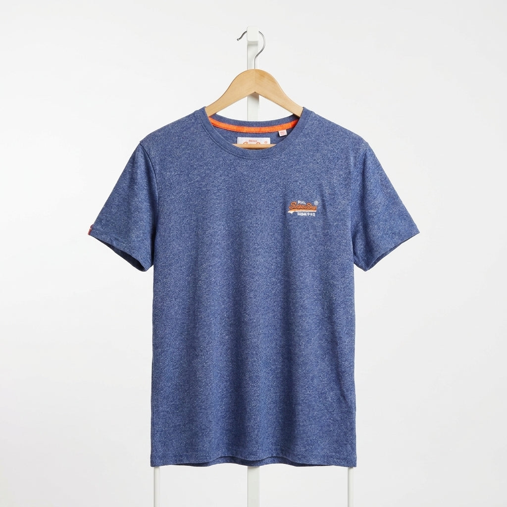 Superdry - Cotton – T-Shirt - Blue – Size 2XL
