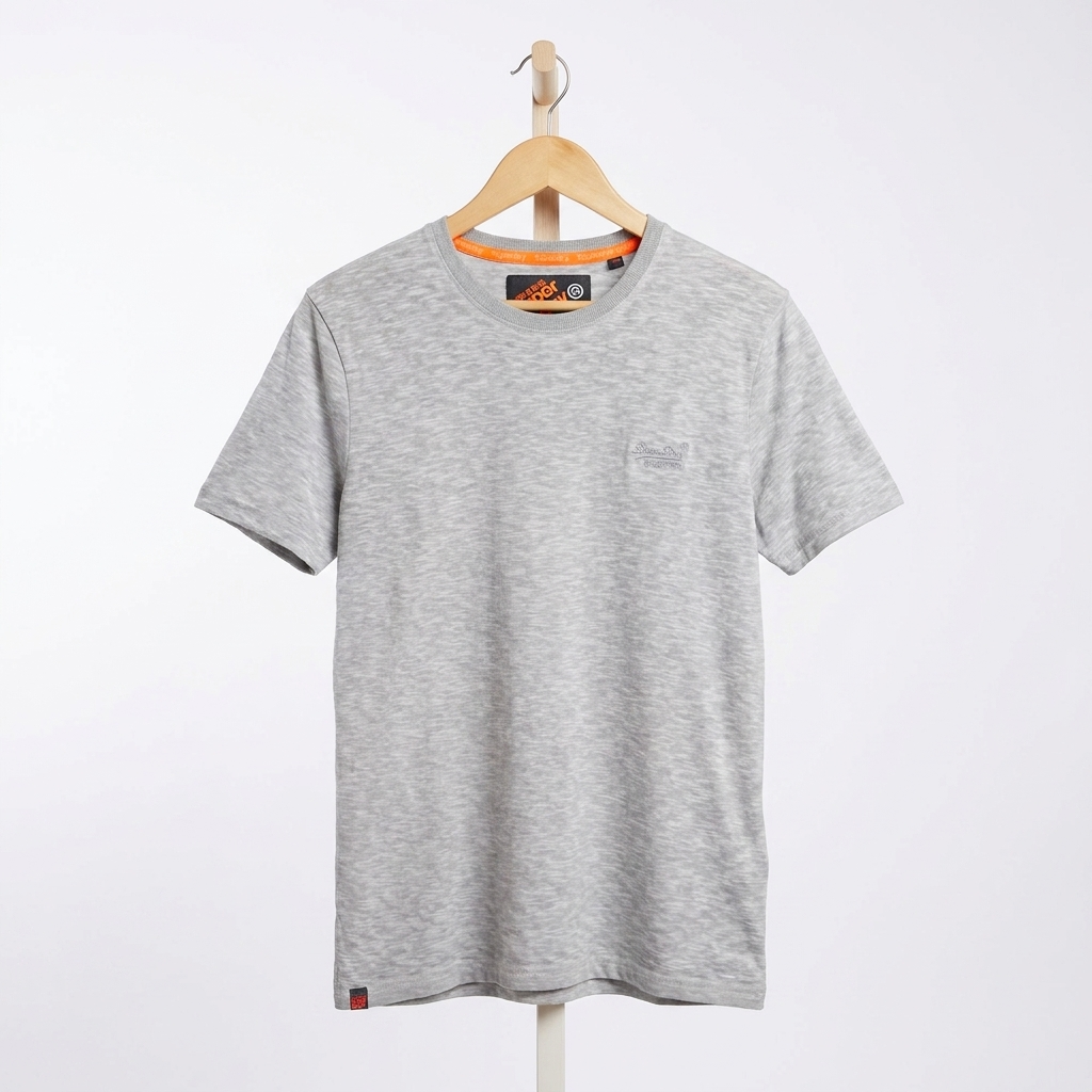 Superdry - Cotton – T-Shirt - Gray – Size L Fits M
