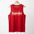 Supreme - Cotton - T-Shirt –  Red – Size L Fits S