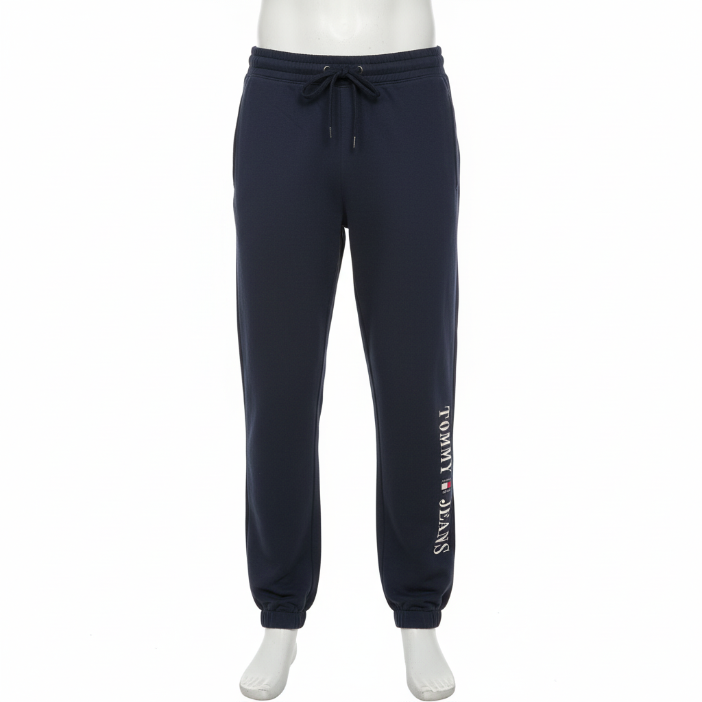 Tommy Jeans - Cotton - Sweatpants - Dark Blue - XL