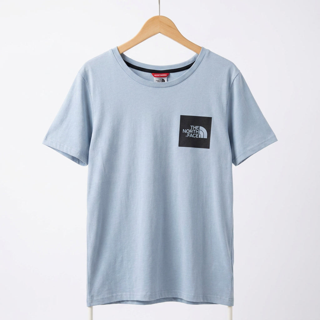 The North Face - Cotton - T-Shirt – Light Blue – Size S