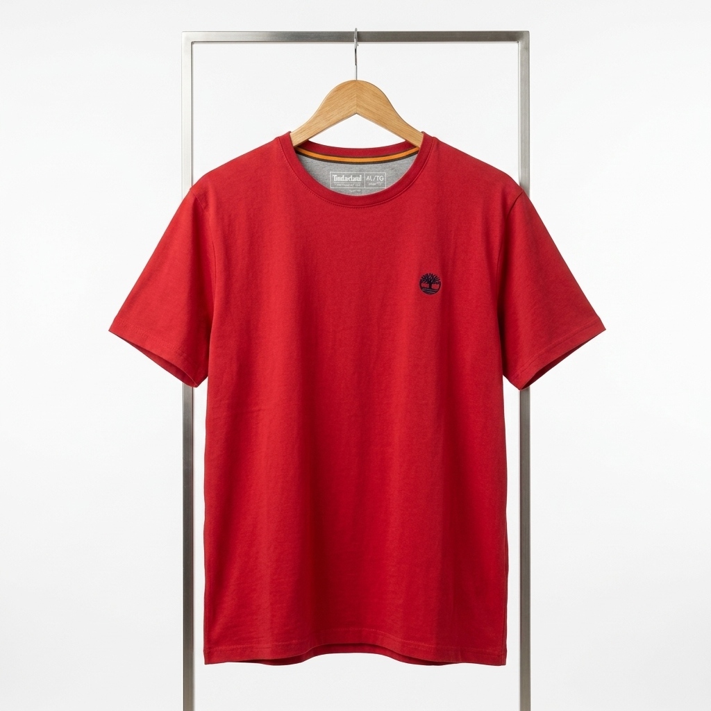 Timberland - Cotton - T-Shirt – Red – Size XL