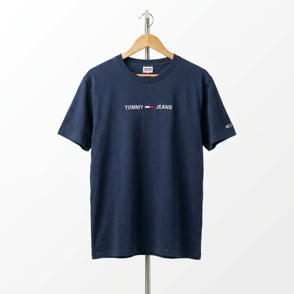 Tommy Hilfiger - Cotton - T-Shirt – Navy – Size L