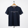 Tommy Hilfiger - Cotton - T-Shirt – Navy – Size L Fits S