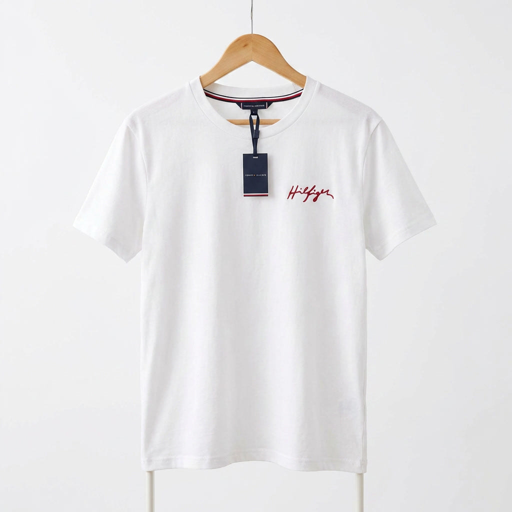 Tommy Hilfiger - Cotton - T-Shirt – White – Size L