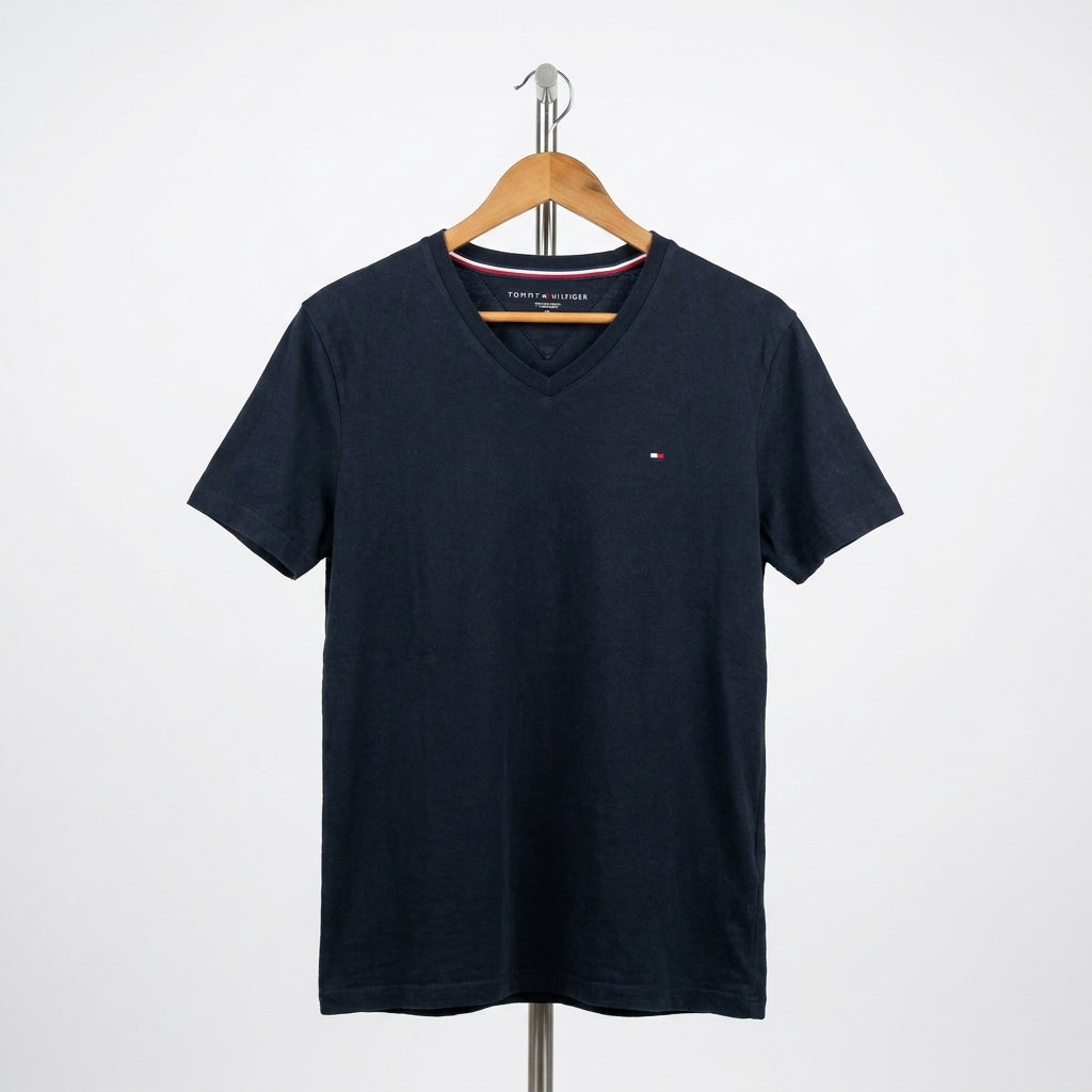 Tommy Hilfiger - Cotton - T-Shirt – Black – Size M