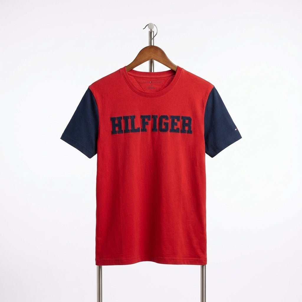 Tommy Hilfiger - Cotton - T-Shirt – Red – Size M