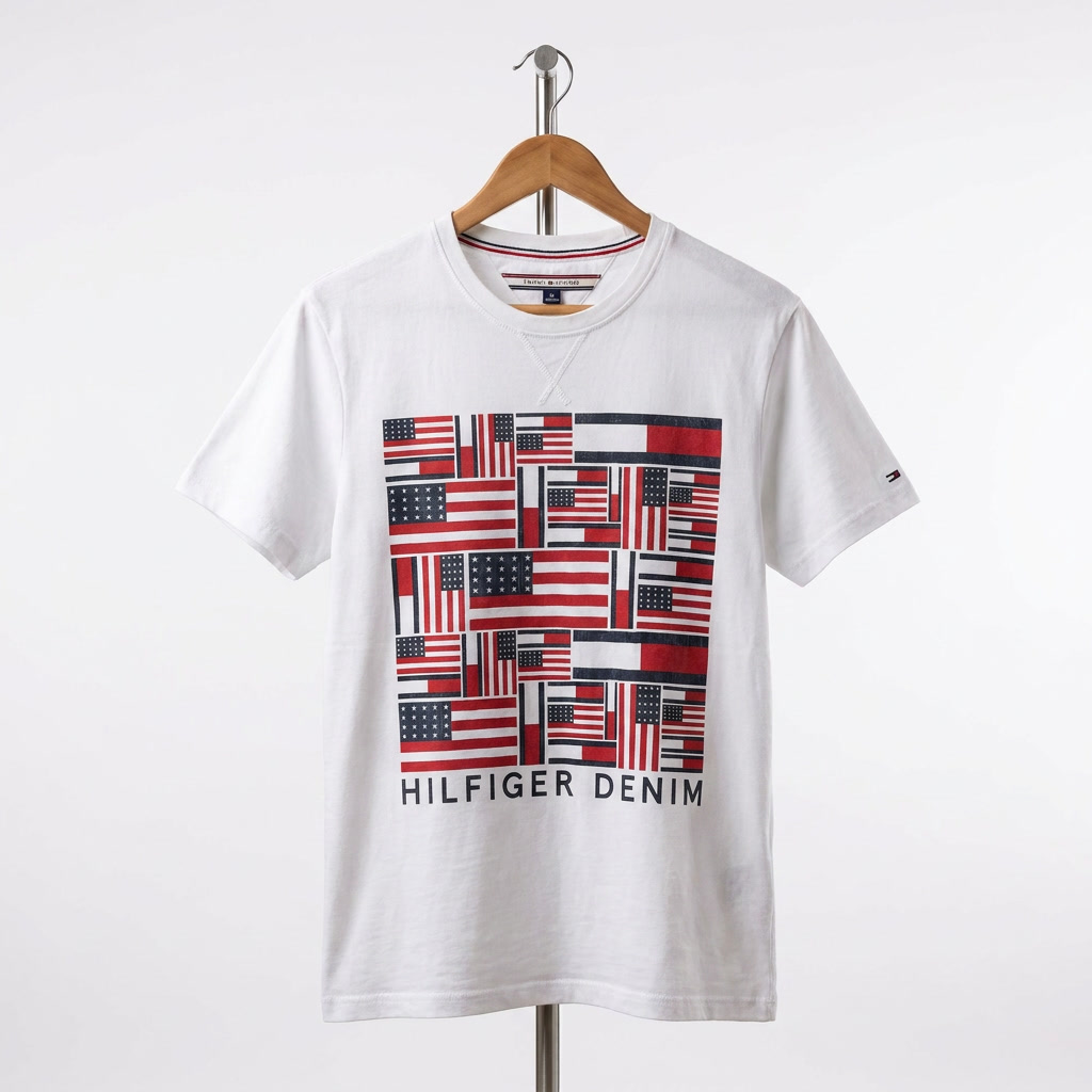 Tommy Hilfiger - Cotton - T-Shirt – White – Size M