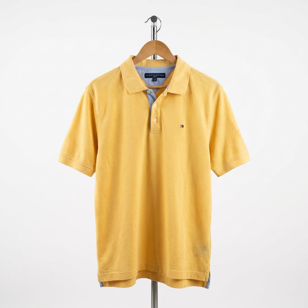 Tommy Hilfiger - Cotton - Polo Shirt – Yellow – Size M