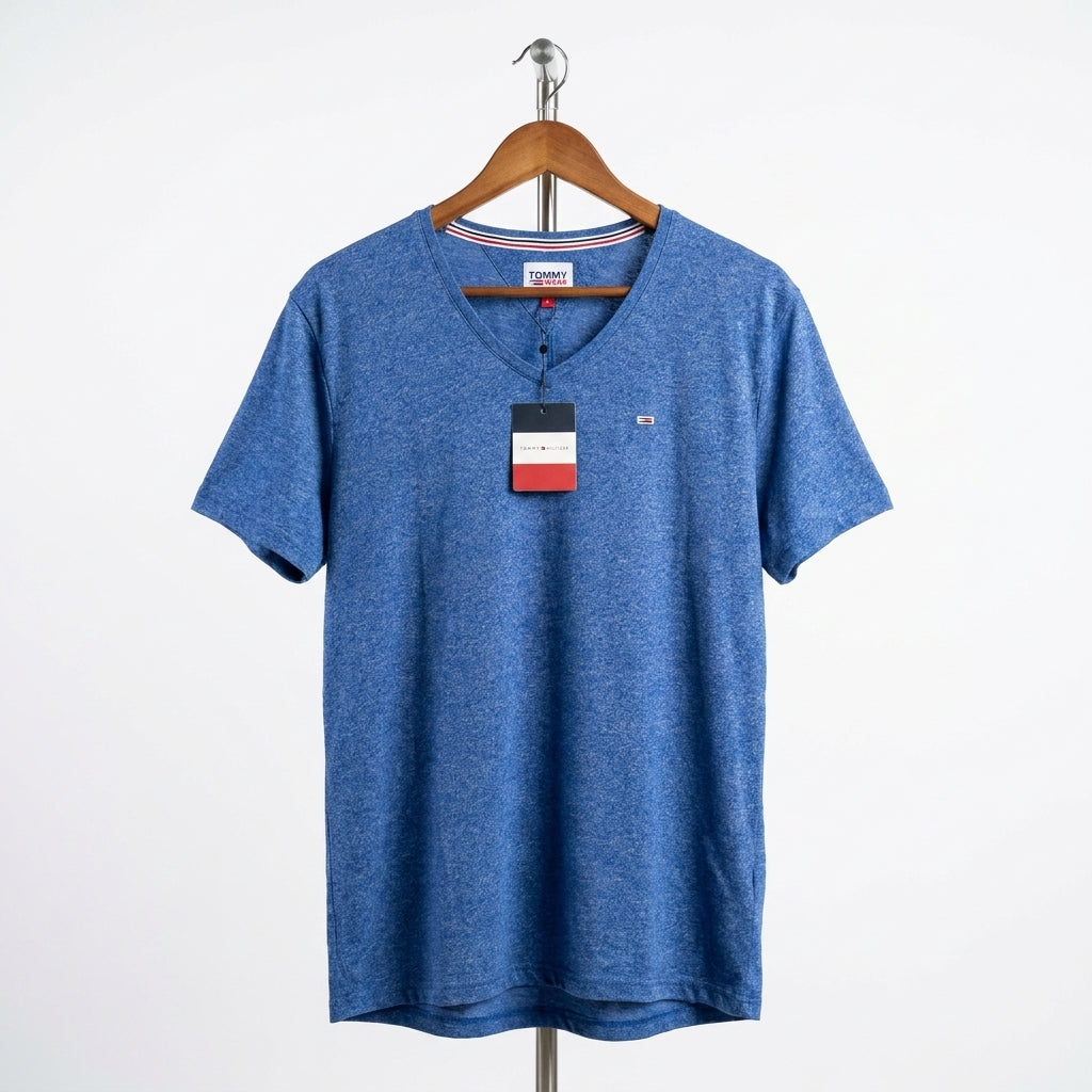 Tommy Hilfiger - Cotton - T-Shirt – Blue – Size XL