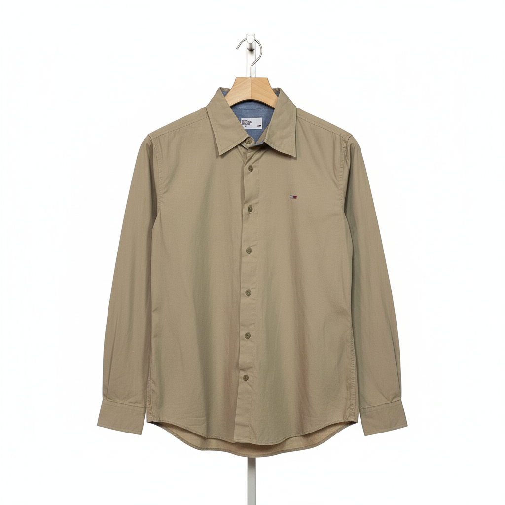 Tommy Hilfiger - Shirt -Brown - Size S