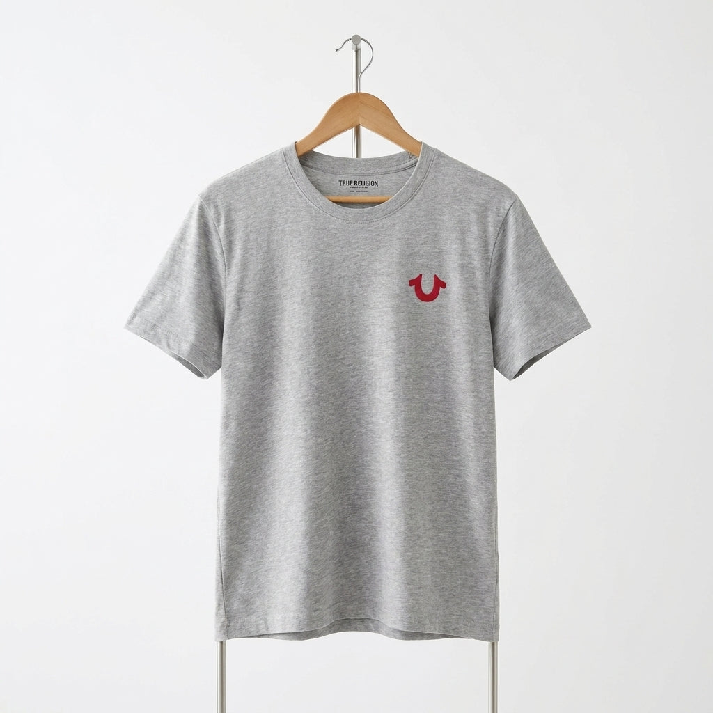 True Religion - Cotton - T-Shirt – Gray – Size L