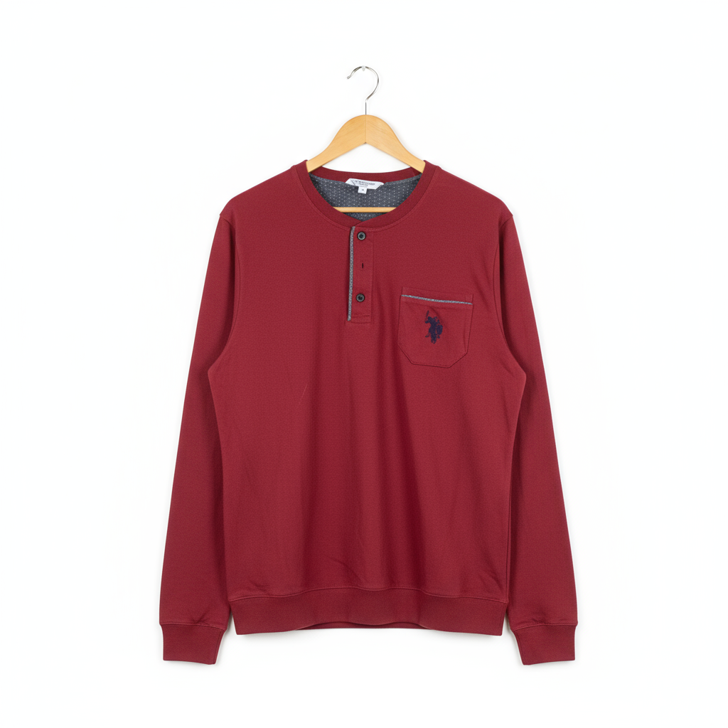 U.S. Polo - Sweatshirt – Red – Size S