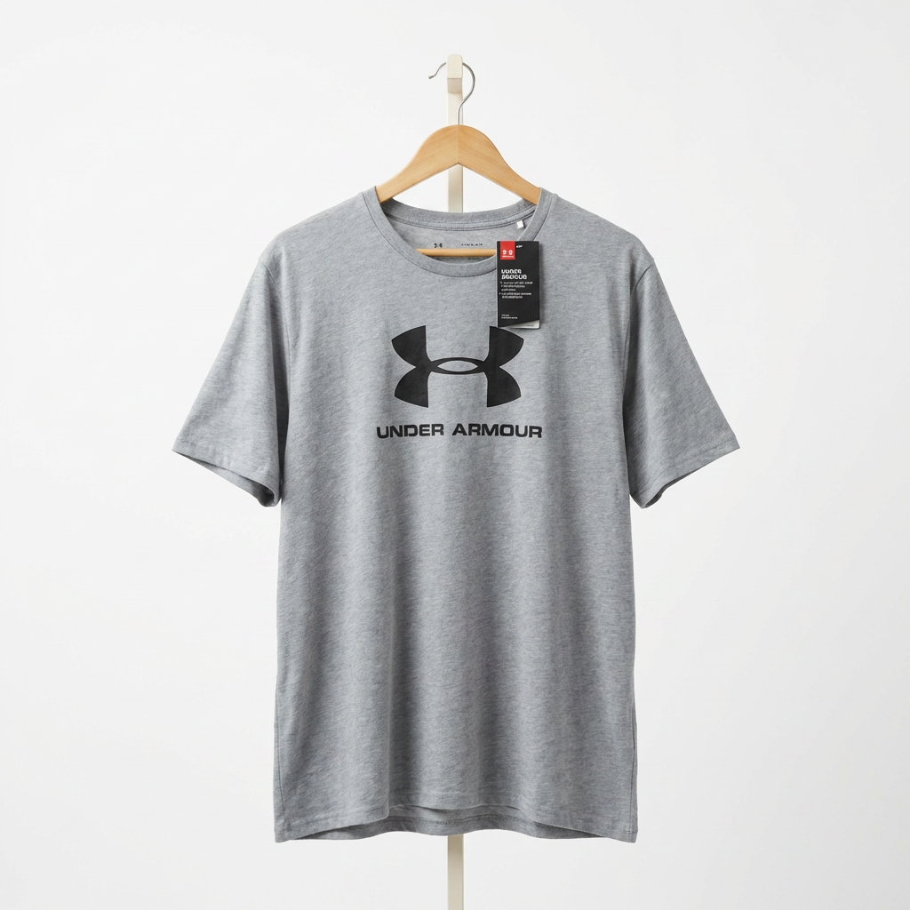 Under Armour - Cotton - T-Shirt – Gray – Size 3XL